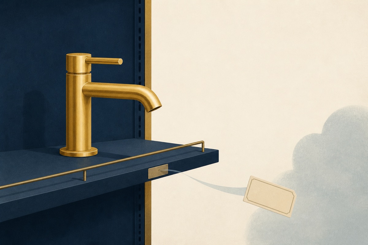 美國賣場貨架上的水龍頭，很多來自台中這家公司；它最後連自己的品牌都賣了